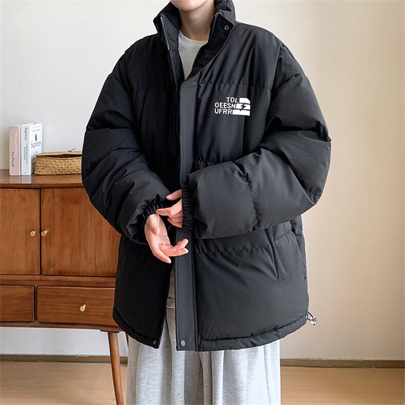 棉衣男冬季新款港风大码立领羽绒棉面包服学生棉服MF900-P58(现货,男装棉衣,星座214-3