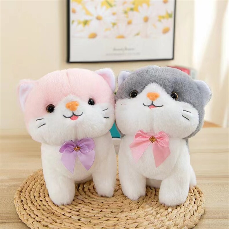 坐版猫十个起批，小罗毛绒玩具