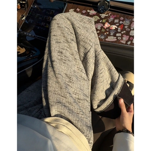 重磅420g K9527批40加绒批50 针织休闲裤加厚保暖裤子宽松阔腿裤图片