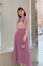 8025玫瑰花扣衬衣紫色今年很爆呀，其它，书房里