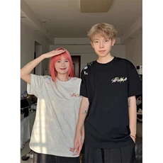 XZ809A/BBBT21/P20/控38重磅印花美式复古圆领T恤，男装T恤，星座809A(原222-1)