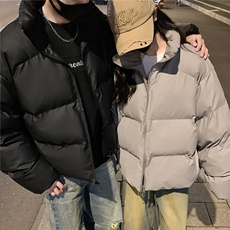 冬季24短款宽松面包服男女情侣装棉衣冬装羽绒棉袄外套潮S370-P98，男装棉衣，电商A233-1