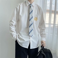 制服长袖衬衫男日系学院风DK18P33，男装衬衫，星座1116-2