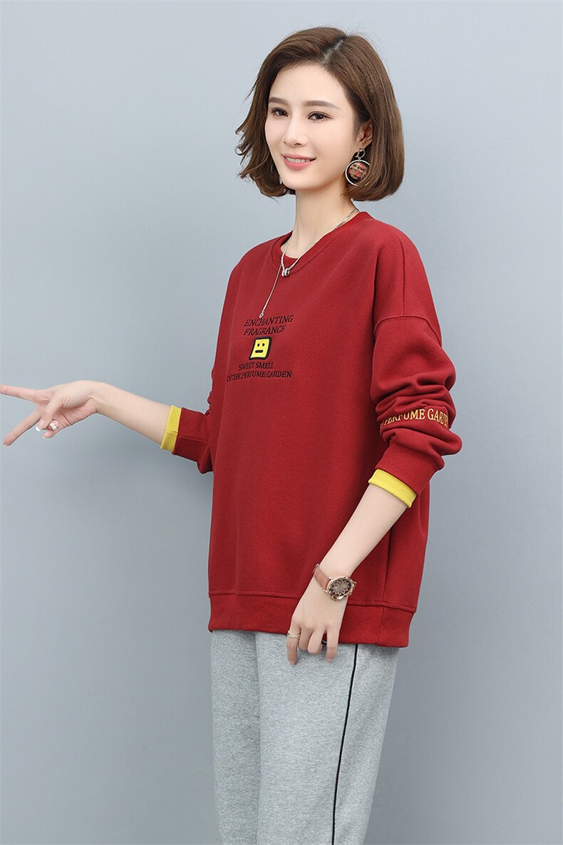 卫衣女2021早秋新款韩版宽松短款时尚春秋薄款休闲洋气减龄上衣潮,女装卫衣/绒衫,玛其路