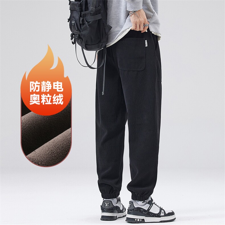 A178-1DY527AP85奥粒绒秋冬季美式休闲卫裤,男装休闲裤,电商A178-1