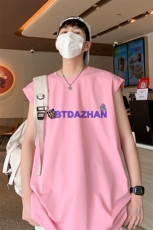 已注册得物抖音直播品质纯棉250克重磅男无袖背心T恤T568P28控39，男装背心/马甲，电商C408(原B339-1)