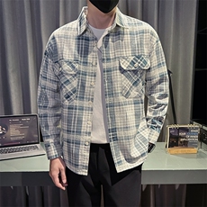 新款社会小伙秋冬男加厚寸衫型夹克男店主棉外套JK827-P68控98，男装夹克，星座301B-1