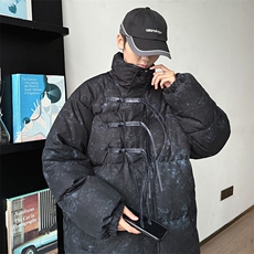 2025新中式情侣棉衣棉服面包服立领盘扣棉袄外套-G1608-P85，男装棉衣，星座207