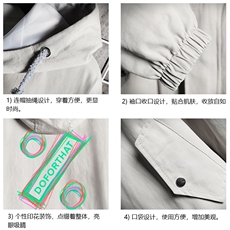 JK41171-P85加棉款-P115纯棉连帽夹克男士大码工装夹克男网格，男装夹克，电商A040A