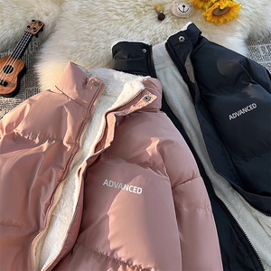 冬季仿羊羔毛棉衣男加厚保暖棉服休闲立领棉袄潮A266-WMY609-P70图片