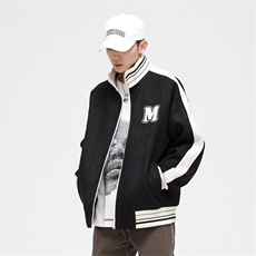 外套男2023新款秋季潮流百搭宽松棒球服夹克上衣JK0295-P90，男装夹克，星座308B-2