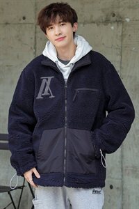 棉衣男冬季新款宽松韩版复古羊羔绒加厚外套 A436-902图片