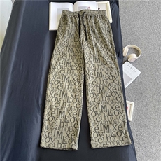 现货！美式高街提花字母小众设计休闲长裤-EX51064-特批28，男装休闲裤，电商A061