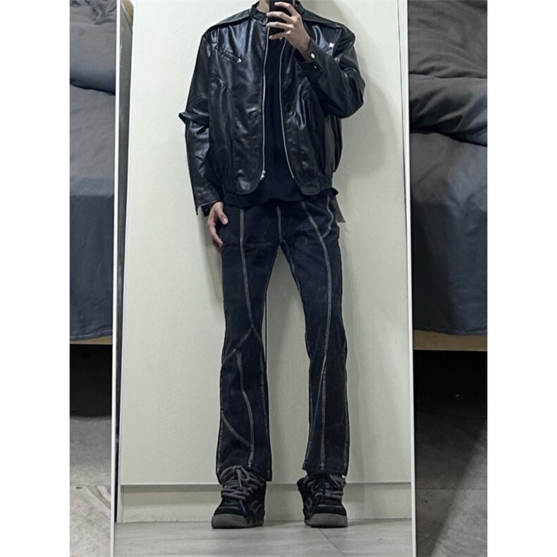 ！拿图不拿货！cleanfit牛仔裤小众设计感裤子KZA11-P53,男装牛仔裤,星座1007（原301D）