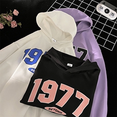 Y5521P45春款港风连帽卫衣男宽松长袖T恤打底衫外套，男装卫衣，星座1204-3