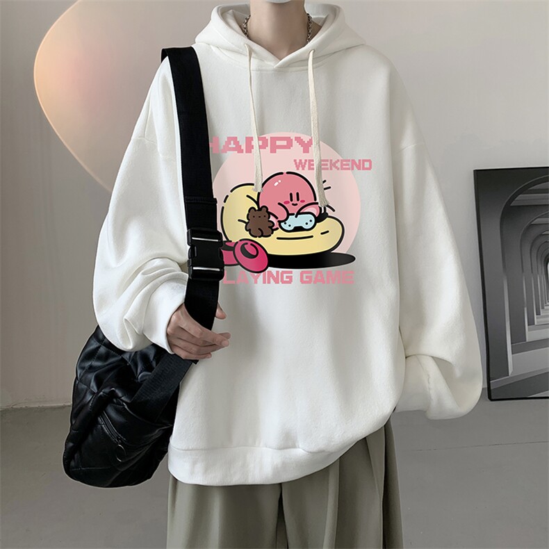 连帽卫衣男大码运动服帽衫外套WY2313-P35 加绒款-P40图片