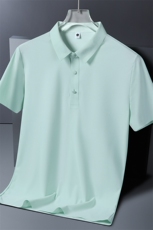 轻奢polo衫男短袖翻领T恤夏季商务休闲冰丝新款纯色PL12359-P28，男装Polo衫，星座610（原A335）