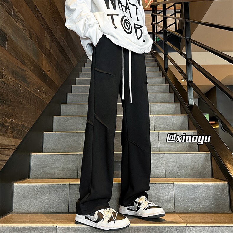 XZ616春季新款压褶设计款休闲卫裤TY2427P65控78,男装休闲裤,星座512A（原616）