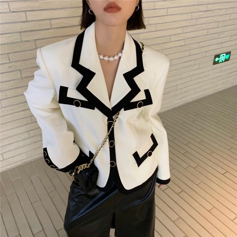 西装套装连衣裙，女装西装，大图