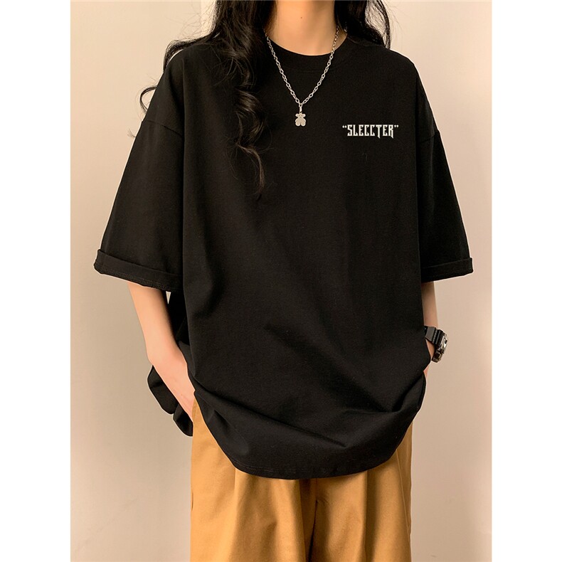 中性女装潮字母印花百搭圆领短袖T恤半袖上衣男女班服S1258-P25,男装T恤,电商C310-1