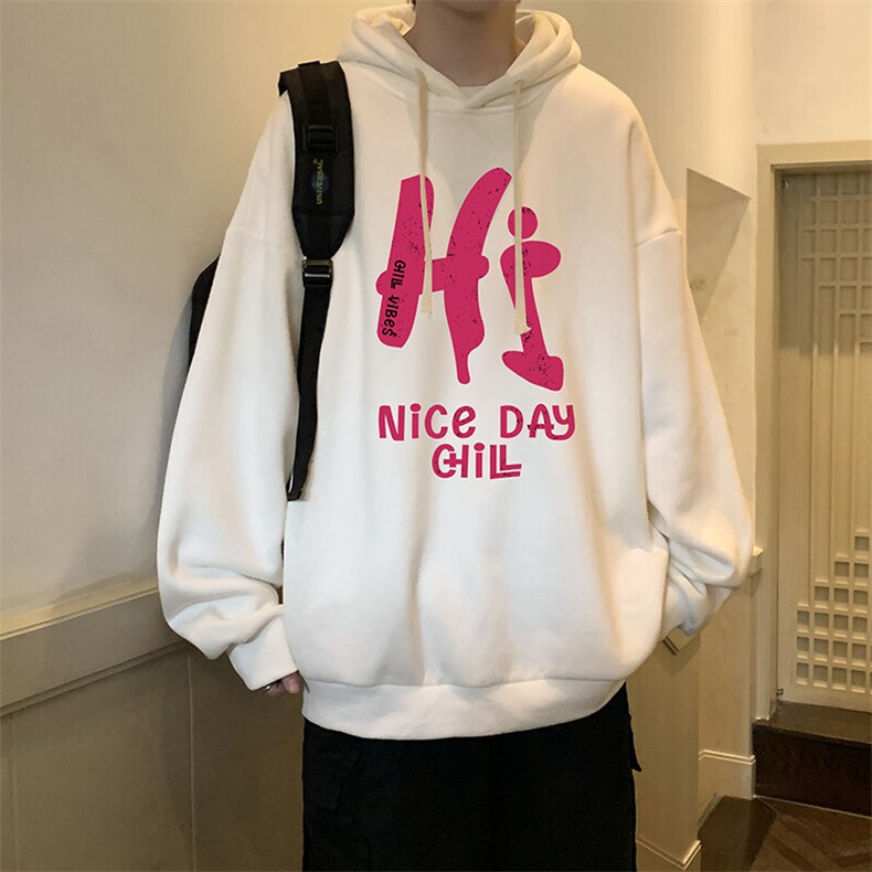 连帽卫衣男大码胖子帽衫大号运动服WY2418-P35图片