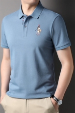 保罗POLO衫翻领纯棉短袖T恤男夏季宽松商务休闲体恤中年男装上衣，男装T恤，电商B212（原钱塘6029）