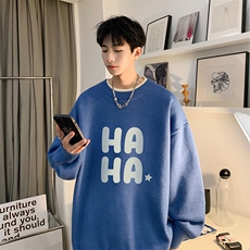 假两件毛衣男大码加绒针织衫男毛线衣M80346-P55加绒P70，男装针织衫/毛衣，电商A040