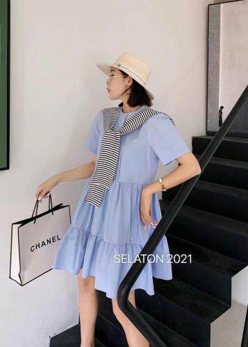 披件两件套连衣裙，女装连衣裙，雪蘭桐