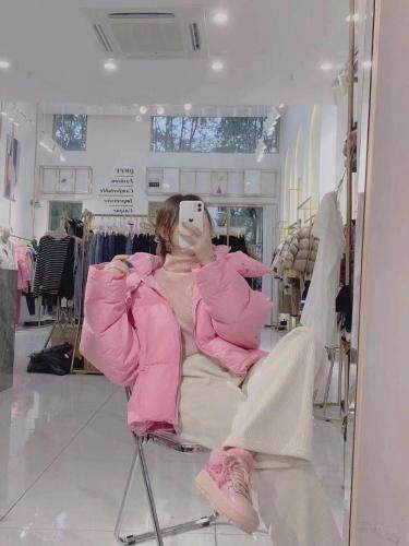 现货～糖果色羽绒面包服，女装，恋钱