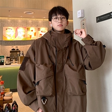 8XL-M特大码冲锋衣防水宽松工装风男夹克外套JK1306P90控118，男装夹克，电商D206-1