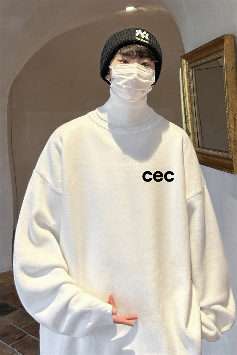 控68高领毛衣男士大码内搭毛线衣男GM45294-P45加绒款-P65,男装针织衫/毛衣,电商A040