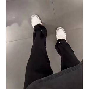 美式高街hiphop冰丝铆钉微喇休闲裤货号K2425P55