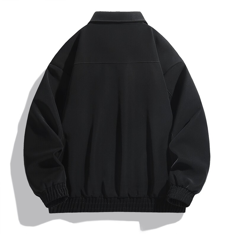 2025秋冬新款休闲百搭防风翻领皮衣夹克YH-67-P65,男装皮衣,星座717