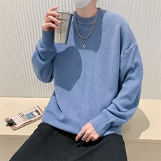 软糯毛衣男秋冬季新款2022针织衫ins潮宽松内搭线衣MY005P40，男装针织衫/毛衣，星座1116-2