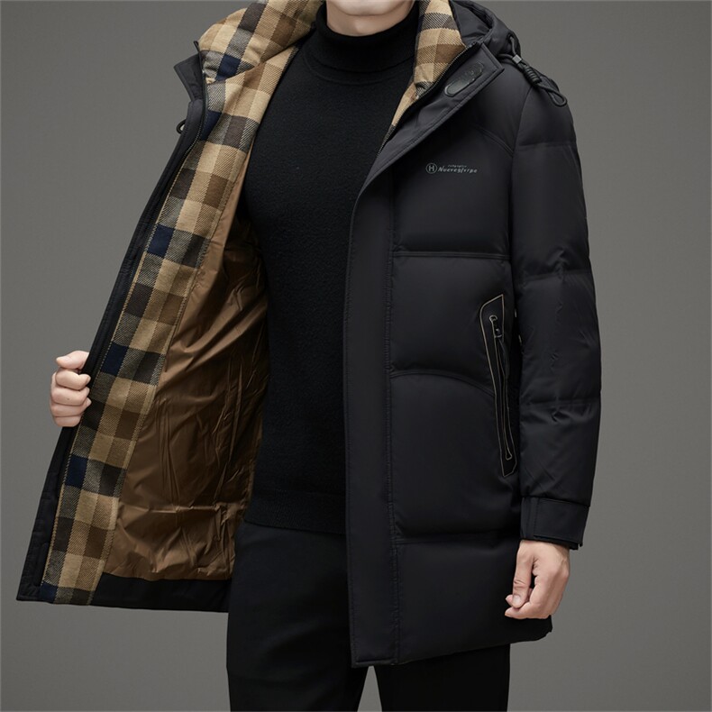 DAJ9017钱塘2020-2新款百搭厚款时尚休闲中年男士羽绒服外套P270,男装羽绒服,钱塘207-2