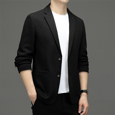 M23087-69钱塘2020-2中年男士西装外套商务休闲长袖纯色外衣P270，男装西服，钱塘207-2