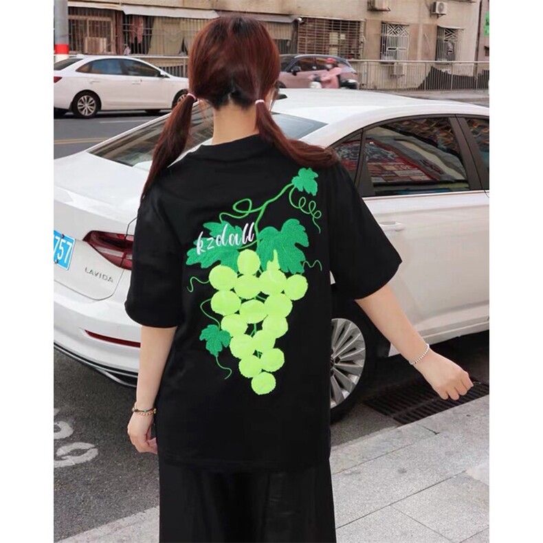 特殊工艺网球毛巾刺绣高品质260克双纱纯棉美式高街短袖T恤,男装T恤,电商A486