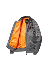 主推款：外套男飞行员夹克教练春秋冬加棉大码工装机车服棒球服棉，男装夹克，星座210-5(原414-2)