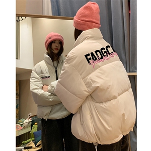 中性风冬季情侣美式时尚百搭立领加厚棉服MY65003特批75控118图片