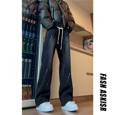 抖音得物品质百搭牛仔裤212-2-DY176-特P65，男装牛仔裤，星座808A-1