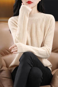春秋新款圆领针织衫女宽松套头显瘦内搭毛衣打底衫薄图片