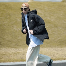 美式山系机能防水防风冲锋衣男秋冬网红骑行J8819-P55，男装夹克，星座1109-3