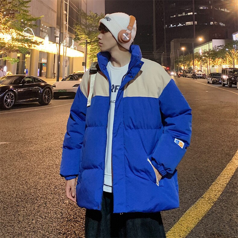 新款男百搭设计感港风棉衣M063-P90控148,男装棉衣,星座717