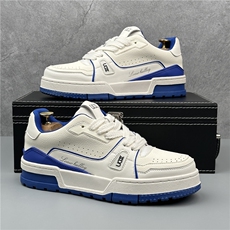 男鞋2024新款小白鞋低帮百搭男士板鞋时尚厚底休闲鞋子男，男鞋休闲鞋，星座1407-6