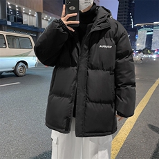 2025冬季新款连帽加厚大码宽松棉服潮XZ102A-4-9031-85，男装棉衣，星座211-2