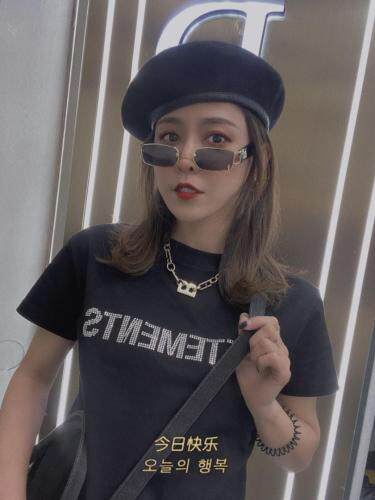 潮烫钻短袖，女装，DD+(4F)