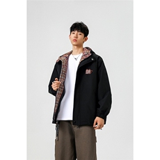 小恶魔印花小香风大码M-5XL夹克男聚酯纤维JK78124P75控118，男装夹克，星座227-7