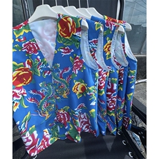 MJ02男女休闲大码盘扣风马甲外套情侣装结婚喜庆团队服新中式，男装背心/马甲，星座115A(原星座507）
