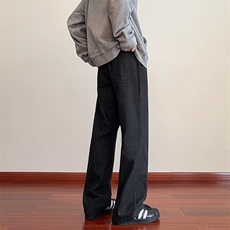 高街美式纯色微喇牛仔裤男修身长裤K9076-特P40现货，男装牛仔裤，星座810(原QT5070)