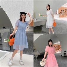 时尚潮流韩版连衣裙，女装连衣裙，英利伊人